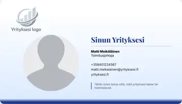 Henkilökortti – Alapalkki – Liukuväri – Kuninkaallinen sininen