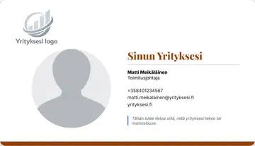 Henkilökortti – Alapalkki – Yhtenäinen – Kulta