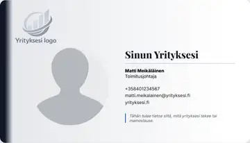 Henkilökortti – Vasen palkki – Liukuväri – Musta